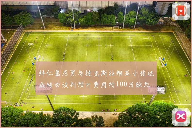 拜仁慕尼黑与捷克斯拉维亚小将达成转会谈判预计费用约100万欧元